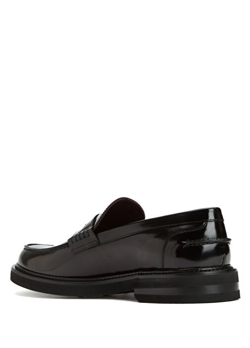 Bordo Erkek Deri Loafer - Görsel 4