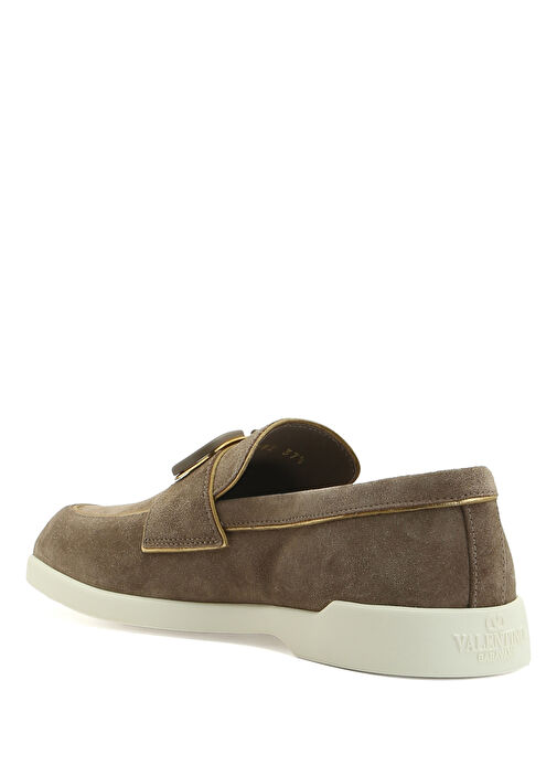 Vizon Kadın Süet Loafer - Görsel 4