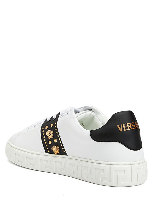 Beyaz Siyah Kadın Sneaker - Görsel 4