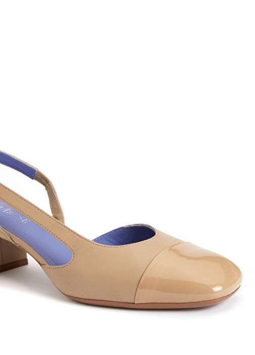 Vizon Kadın Deri Topuklu Ayakkabı - Görsel 7