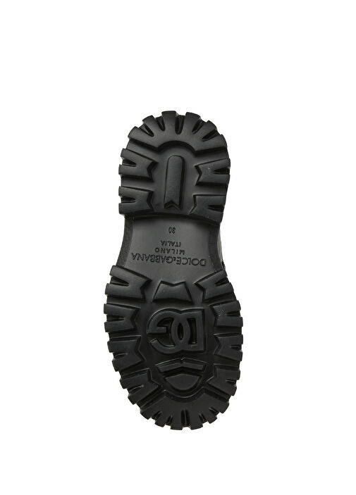 Siyah Kız Çocuk Deri Ayakkabı - Görsel 6