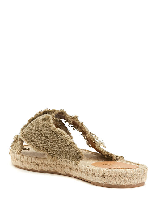 Açık Haki Kadın Terlik - Görsel 4