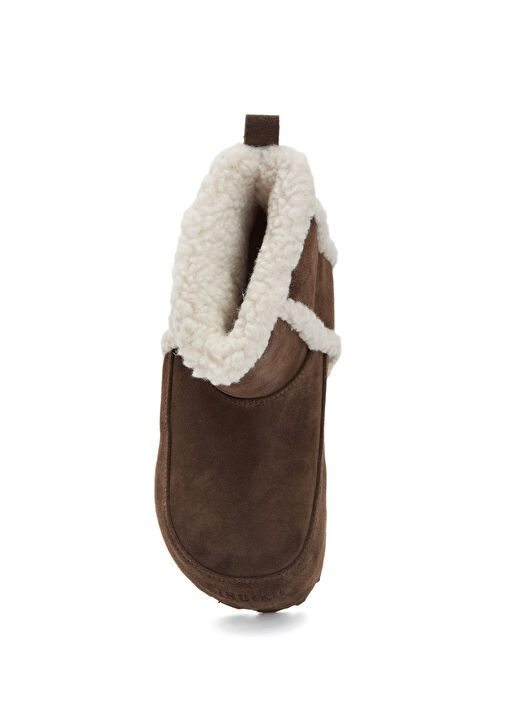 Kahverengi Kadın Süet Kar Botu - Görsel 5