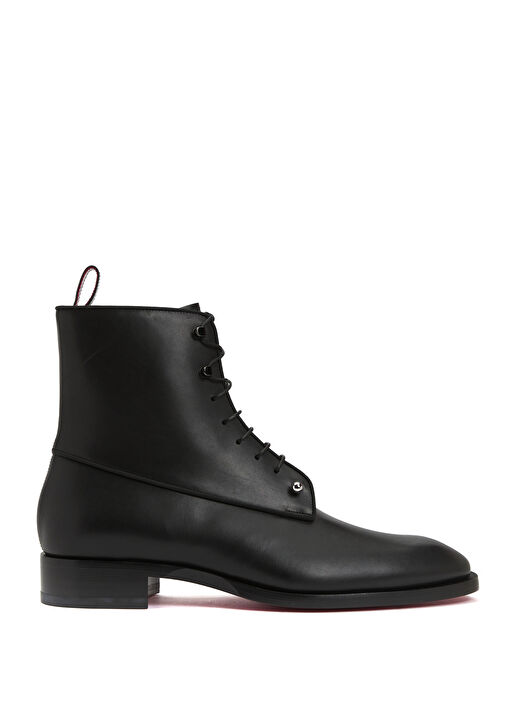 Christian Louboutin Black Men s Leather Boots Black