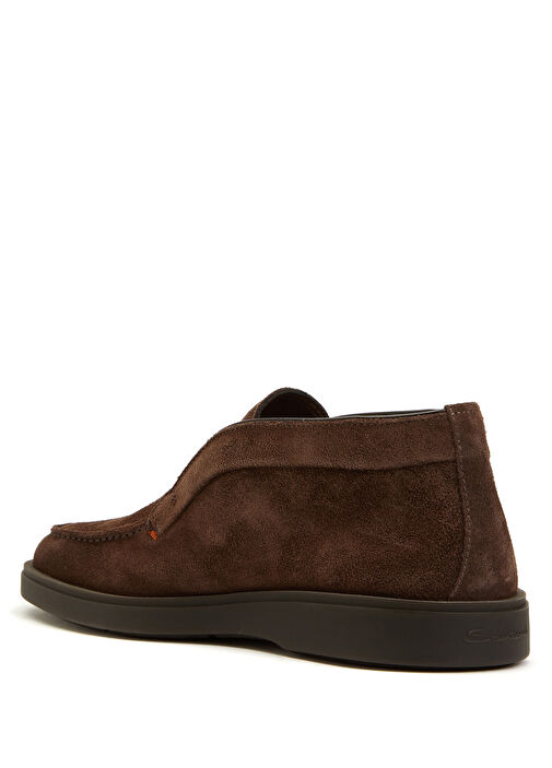 Kahverengi Logo Detaylı Erkek Süet Bot - Görsel 4