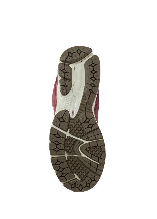 2002 Bordo Erkek Deri Sneaker - Görsel 6