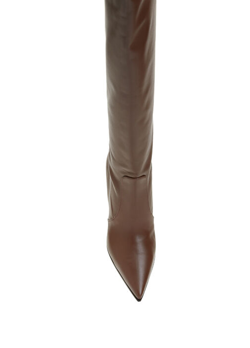 Keinna Kahverengi Kadın Deri Çizme - Görsel 5