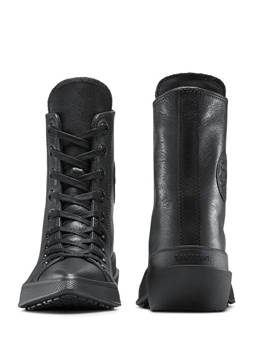 Chuck 70 De Luxe Siyah Kadın Deri Bot - Görsel 5