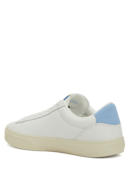 Cupsole Beyaz Kadın Deri Sneaker - Görsel 4