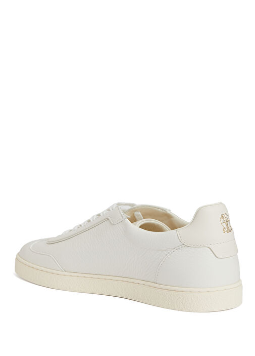 Beyaz Erkek Deri Sneaker - Görsel 4