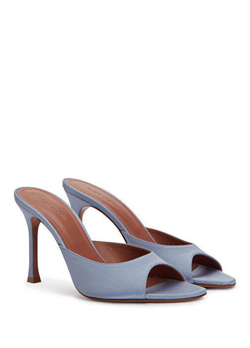 Amina Muaddi Amina Muaddi Alexa Lila Kadın İpek Terlik Sandalet & Terlik | Beymen Lila - 3. görsel