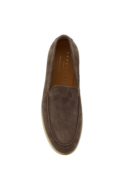 Açık Kahverengi Erkek Süet Loafer - Görsel 4