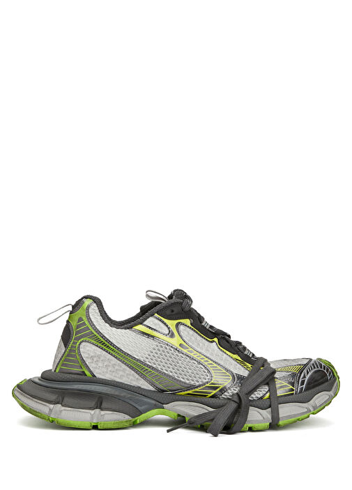Balenciaga - 3XL Gri Yeşil Erkek Sneaker - Gri-Yesil