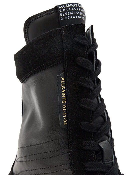 Louise Siyah Kadın Deri Sneaker - Görsel 5