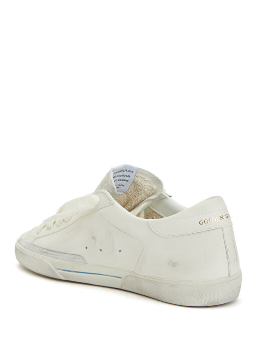 Sstar Beyaz Erkek Deri Sneaker - Görsel 4