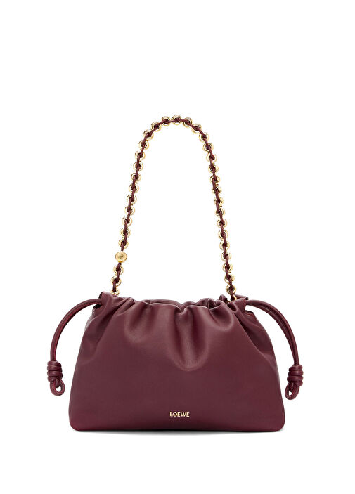 Loewe Bordo Kadın Medium Flamenco Bordo Kadın Deri Çanta 1508528