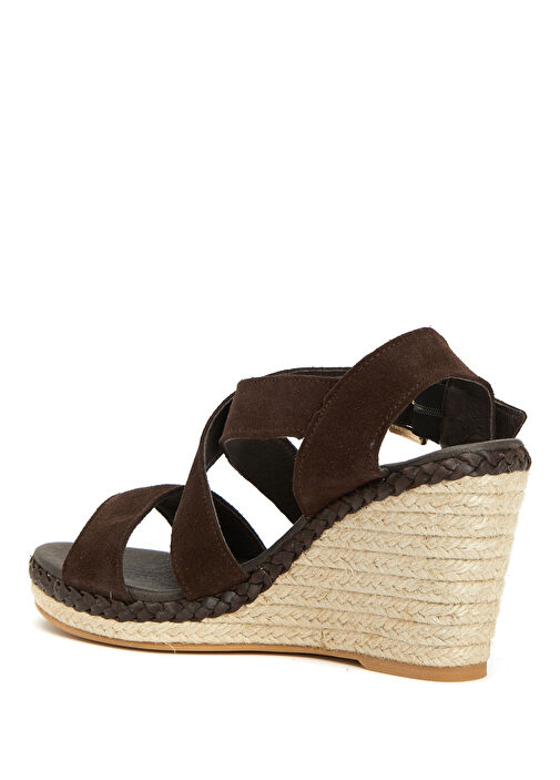 Acı Kahverengi Kadın Süet Espadril - Görsel 4