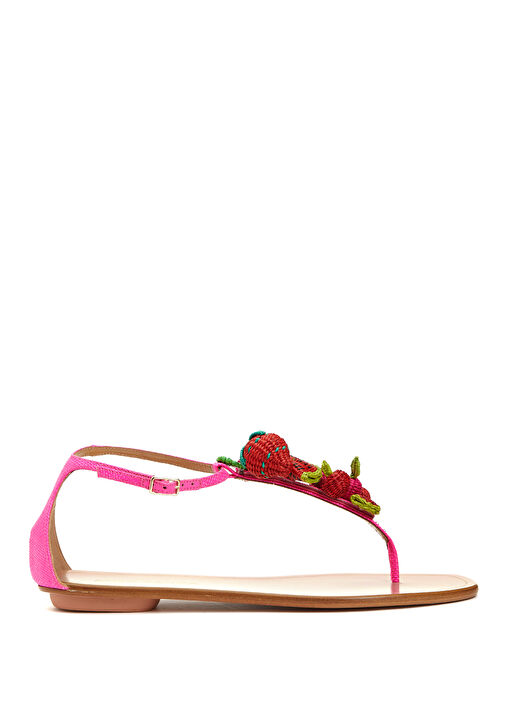 Strawberry Punch Pembe Kadın Sandalet - Görsel 2