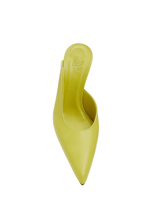 Abella Yeşil Kadın Deri Terlik - Görsel 5