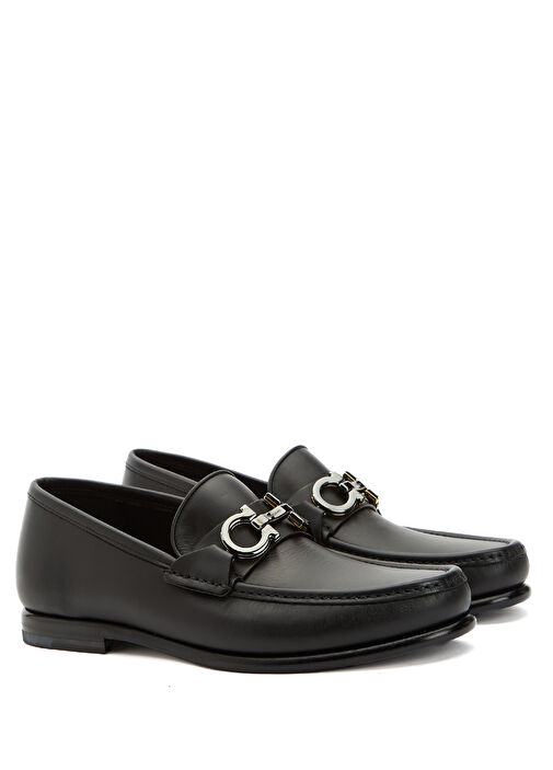 Siyah Erkek Deri Loafer - Görsel 3