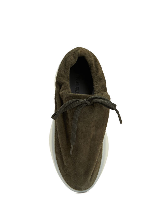 Moc Runner Haki Kadın Deri Sneaker - Görsel 5