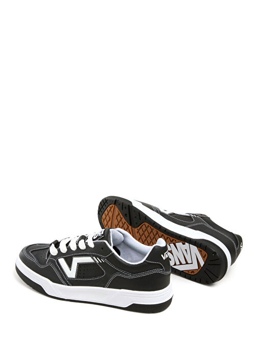 Upland Siyah Beyaz Kadın Deri Sneaker - Görsel 4