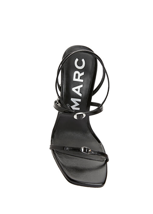 The Daisy Siyah Kadın Deri Sandalet - Görsel 5