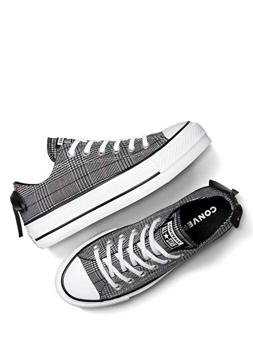 Chuck Taylor All Star Lift Gri Kadın Sneaker - Görsel 5