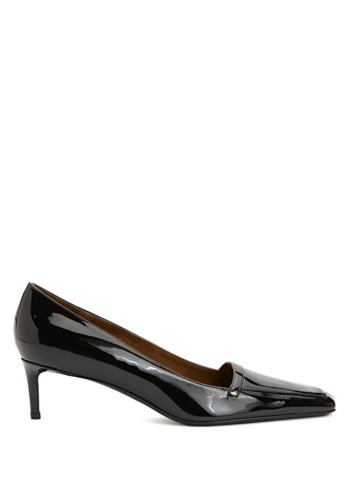 Celia Siyah Deri Topuklu Ayakkabı - Görsel 2