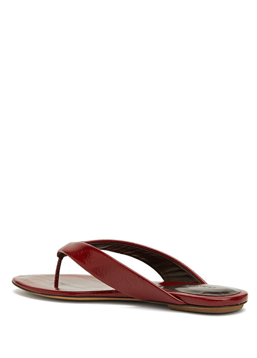 Le Monde Beryl Bordo Le Monde Beryl Deri Kadın Terlik