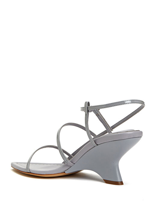 Gia 26 Gri Kadın Deri Sandalet - Görsel 4