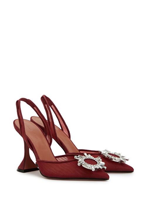 Begum Bordo Topuklu Ayakkabı - Görsel 3