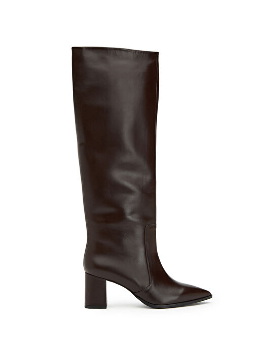 Kahverengi Kadın Deri Çizme