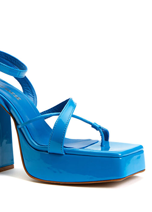 Mavi Kadın Deri Sandalet - Görsel 7