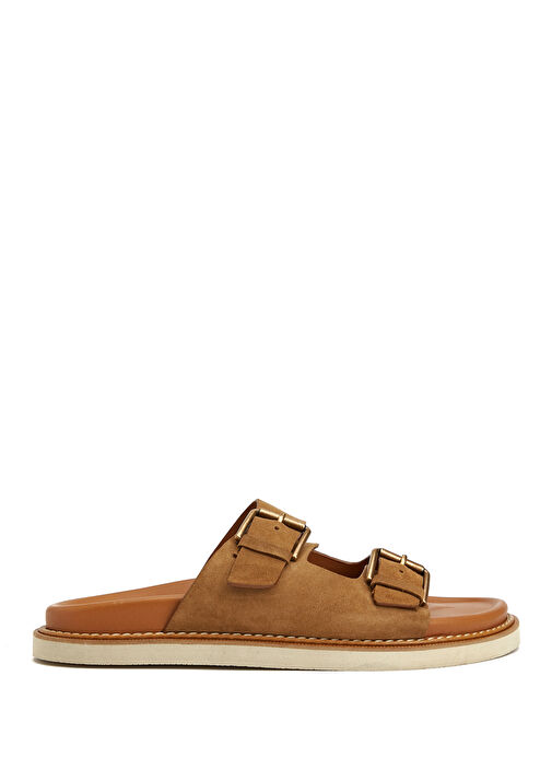 Tütün Erkek Süet Terlik - Görsel 2