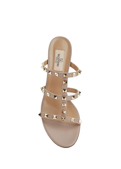 Rockstud Kadın Deri Terlik - Görsel 5