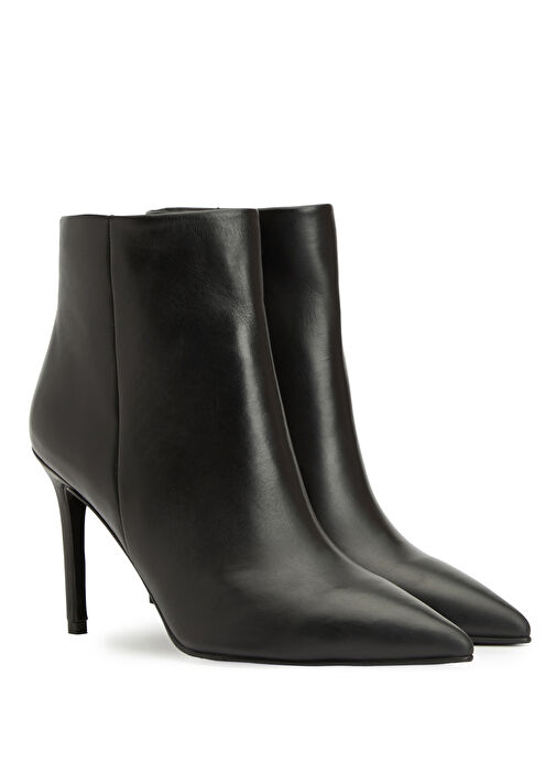 Siyah Kadın Deri Bot - Görsel 3