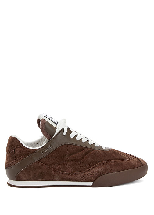 Kick Koyu Kahverengi Kadın Süet Sneaker - Görsel 2