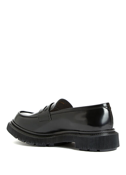 Siyah Erkek Deri Loafer - Görsel 4
