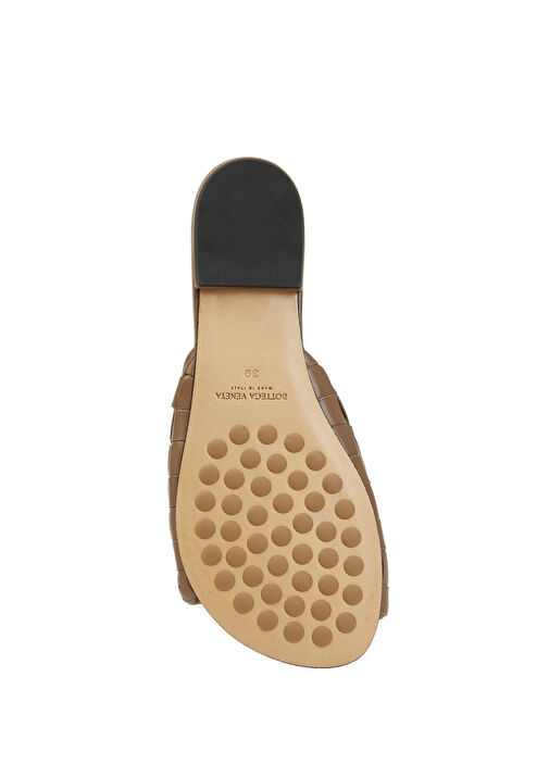 Blink Açık Kahverengi Kadın Deri Terlik - Görsel 6