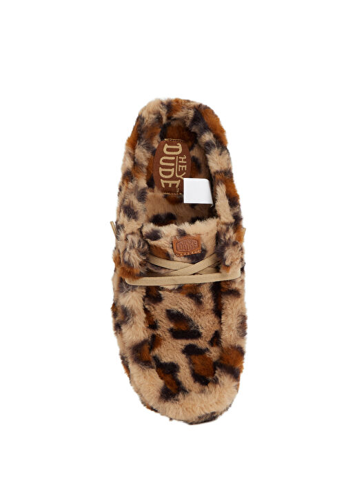 Wendy Leopar Desenli Kadın Terlik - Görsel 5