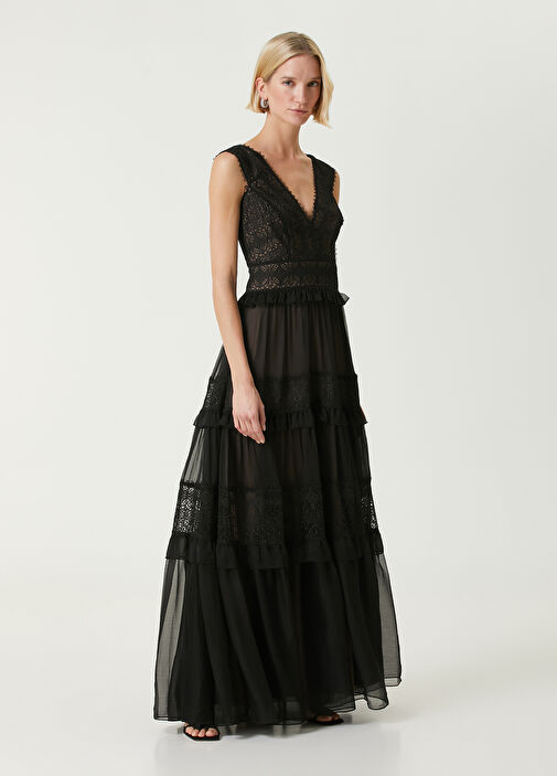 Tadashi Shoji Tadashi Shoji CDV24342L - Embroidered Long Sleeve