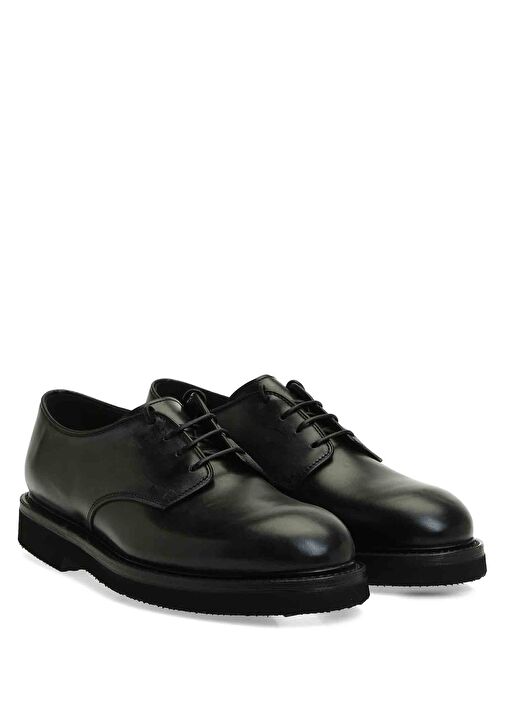 Siyah Erkek Deri Ayakkabı - Görsel 3