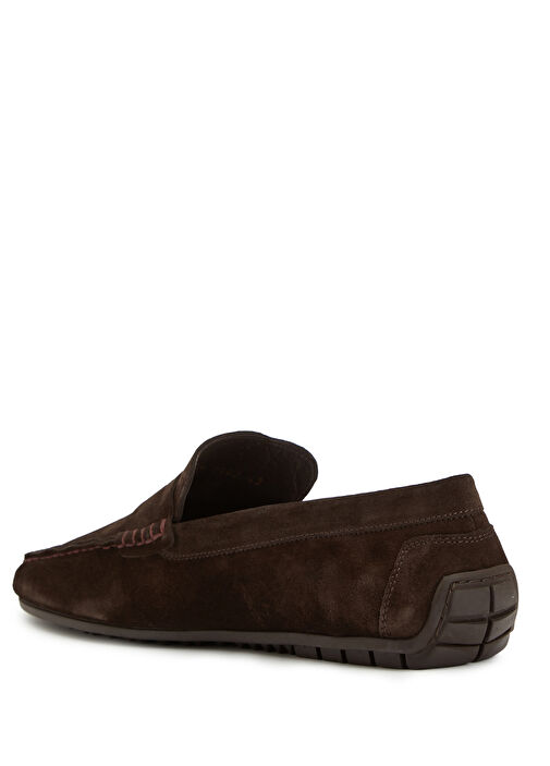 Kahverengi Erkek Süet Deri Loafer - Görsel 4
