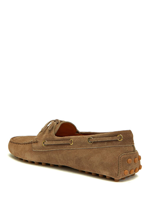 Tod's Kahverengi Tod's Gommino Kadın Süet Loafer