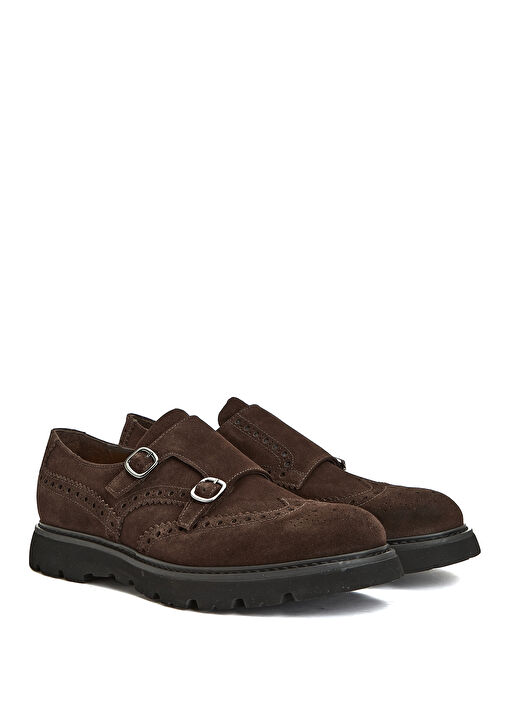 Koyu Kahverengi Erkek Deri Ayakkabı - Görsel 3