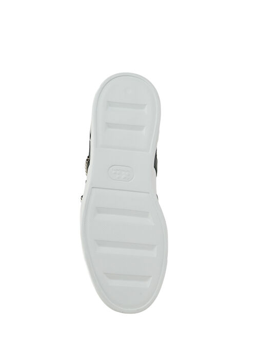 Beyaz Yeşil Erkek Deri Sneaker - Görsel 6