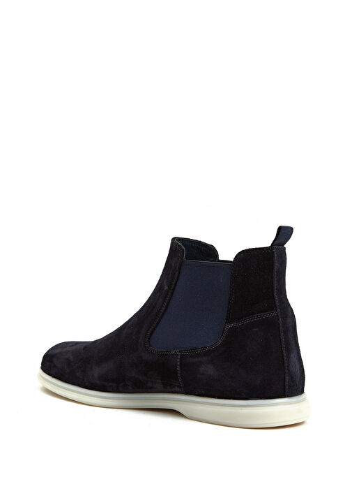 Lacivert Erkek Deri Bot - Görsel 4