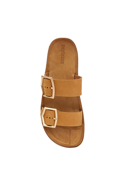 Taba Kadın Deri Terlik - Görsel 5