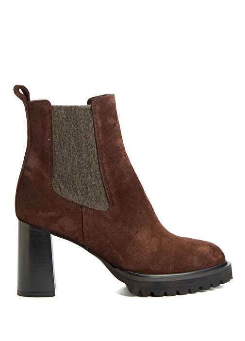 Kahverengi Kadın Süet Bot - Görsel 2